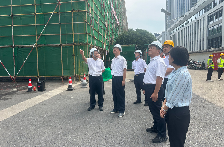 南昌市人大常委會(huì)副主任、黨組成員王強(qiáng)一行到新建區(qū)老舊小區(qū)改造項(xiàng)目檢查調(diào)研